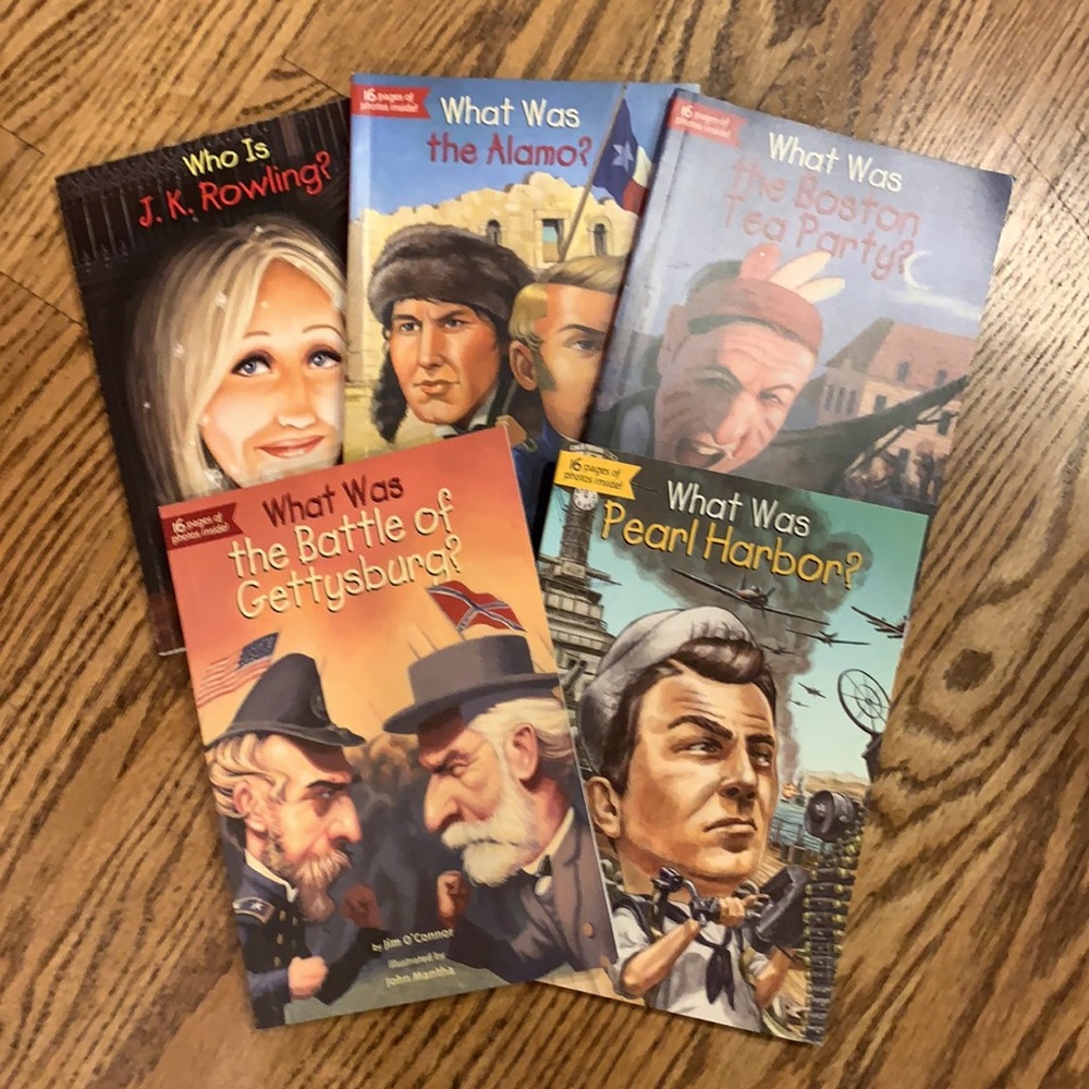Five NWOT “Who/What is/was” books